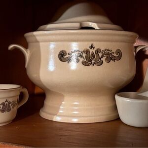 Village by Pfaltzgraff SOUP TUREEN W/LID AND LADLE